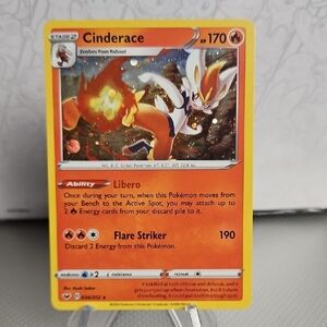 Cinderace 034/202 Pokemon TCG Holo Rare